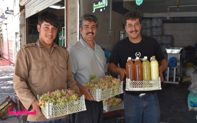 خیابان انگور در شهر تاکستان استان قزوین