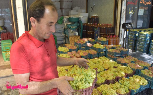 خیابان انگور در شهر تاکستان استان قزوین